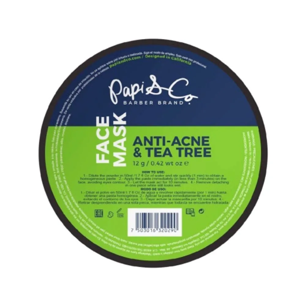Anti Acne & Tea Tree Mask 12gr Papi & Co