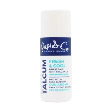 Barber Talcum 150ml (Fresh & Cool) Papi & Co