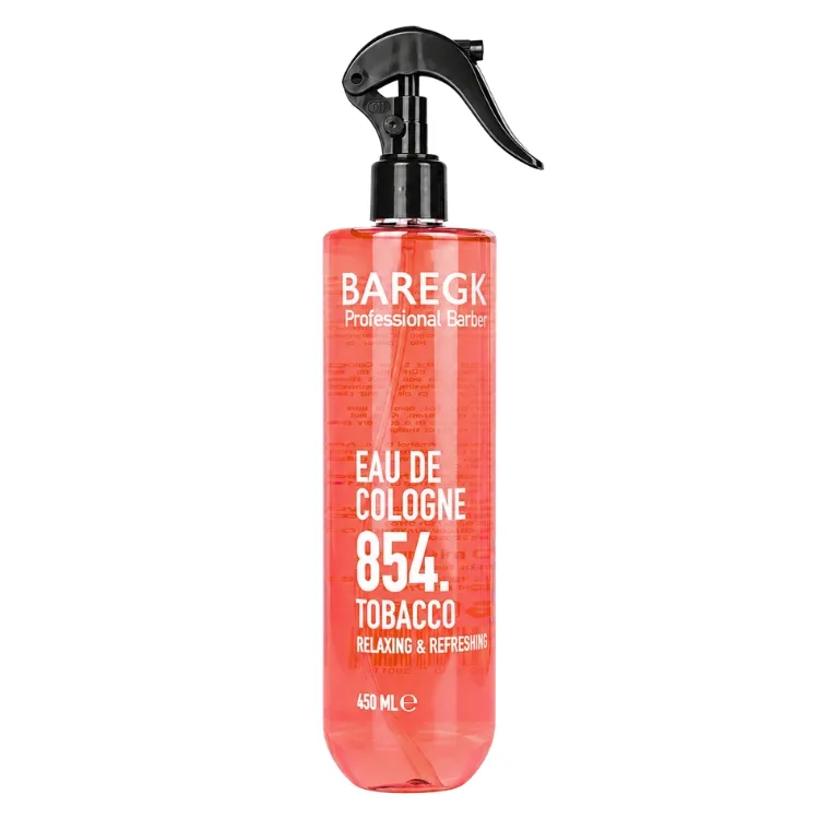 Eau De Cologne 854 Tobacco Baregk, producto profesional de barbería