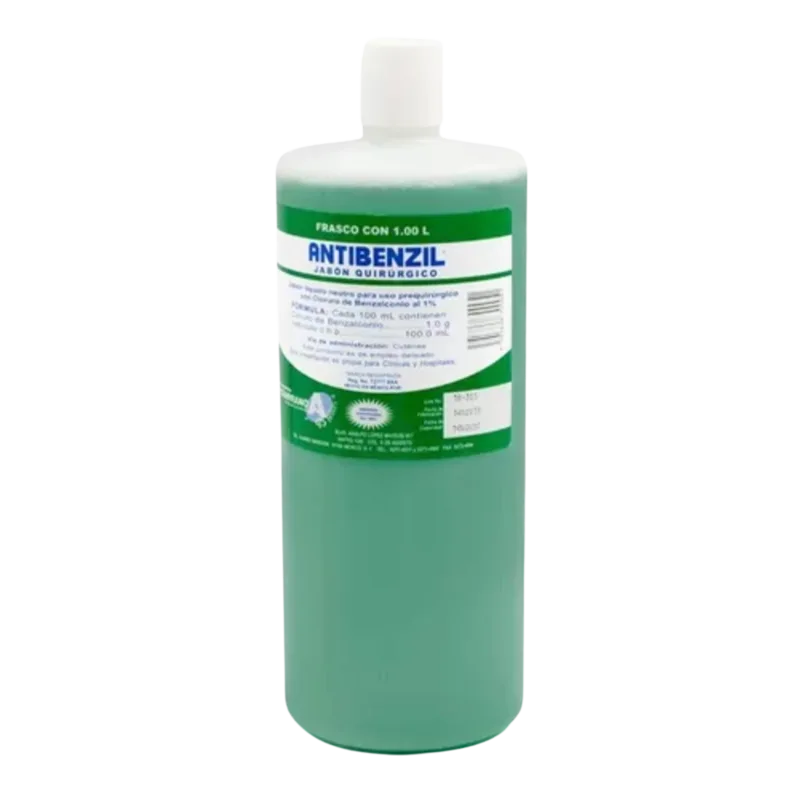 Jabon Quirurgico Antibenzil (32oz), producto profesional de barbería
