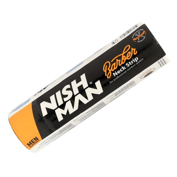 Neck Strip (papel De Barberia) Nish Man, producto profesional de barbería